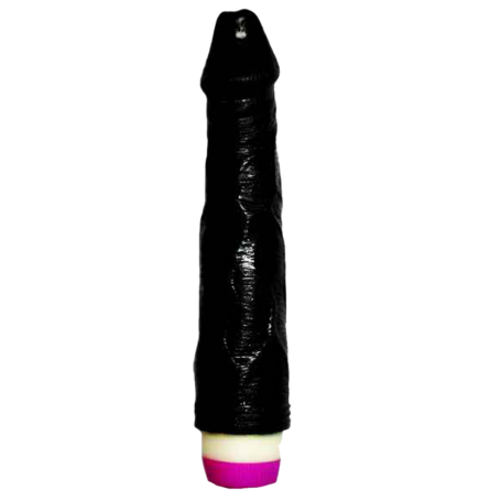Super Natural Black Silicone Realistic Vibrator RSV-011